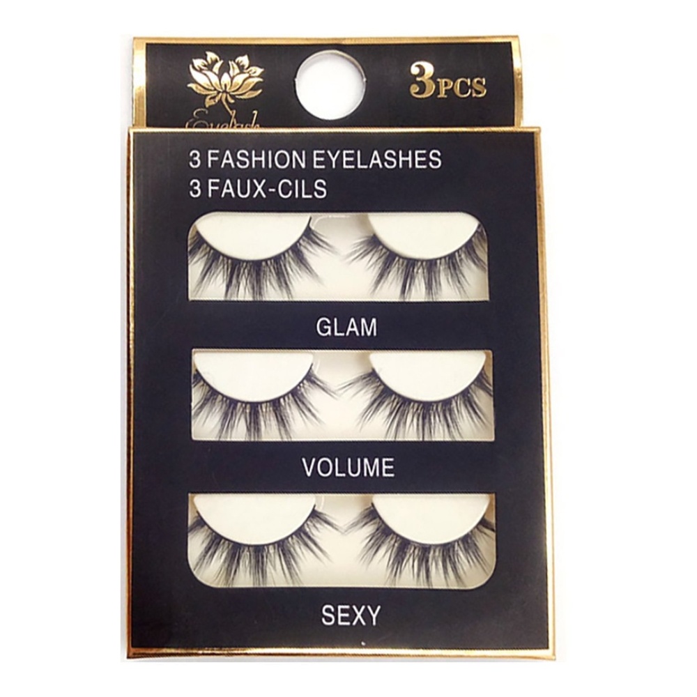3D Mink Fur Fake Eyelashes